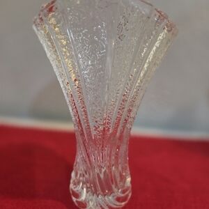 Elegant Clear Glass Vase